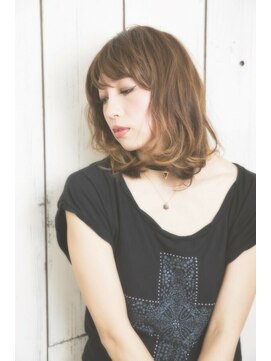 ニコ(NiCO) 【NiCO 八戸】くせ毛風 カール 伸ばしかけ ふわミディ ボブ ♪