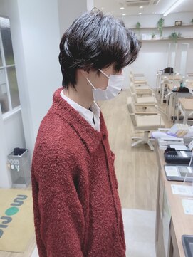 モリオフロムロンドン 松戸店(Morio from London) 【松戸 岩口】黒髪カルマパーマハンサムショート