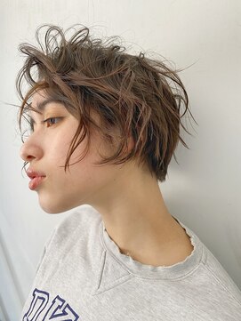 ソイリウム 下北沢(soi rium) アンニュイなこなれ感が可愛いショートボブスタイル