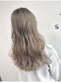 ロング×ミルクティーブロンド