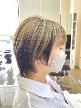 レッド(ReD) カット　ショートカット　ショート　ウルフ　金沢　野々市