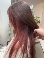 ヘアブランコブランコ 横浜(hair blanco_blanco)&nbsp;似合わせカット/くびれヘア/デザインカラー/艶ボルドー[横浜駅]