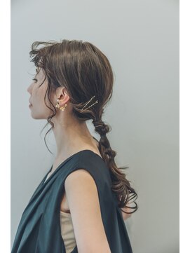 ヘックヘアー(hec hair) ツインヘアアレンジ