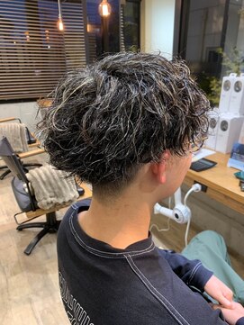 シフト(SHEEFT) ツーブロックマッシュパーマ　爽やかショートトレンド立体感