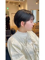 ホヌン 茅ヶ崎(Honnun) コンパクトで丸みが可愛い耳かけショート/茅ヶ崎