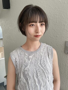 ローレンジウ(LOREN JU) 透明感髪質改善ベージュダブルカラーミルクティーグレージュ