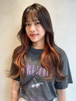 ニュートン(NEWTON)&nbsp;インナーカラー20代30代髪質改善ハイライトインナーカラー立川