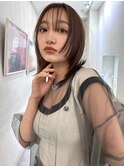 似合わせ小顔レイヤーミディ_原宿/髪質改善