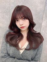 クム(kumu)&nbsp;【kumu】ワンカールレイヤー/くびれ巻き/顔周り前髪/名古屋