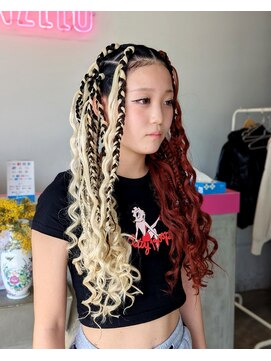 アンゼロ(UNZELO) 2トーンボヘミアンブレイズ