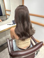シャルム 溝の口店(charme)&nbsp;くびれヘアレイヤーロングハイライトカラーグレージュ