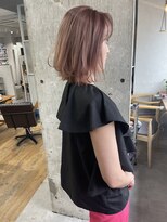ラノバイヘアー 京都(Lano by HAIR)&nbsp;ピンクベージュカラー