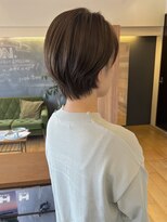 ヘア プロデュース キュオン(hair produce CUEON.)&nbsp;大人ショート/透明感カラー/レイヤーショート