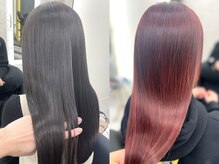 《Ardore》大好評！髪質改善縮毛矯正と艶カラー同時施術って大丈夫？