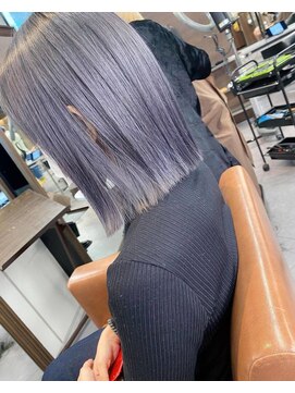 エヌプラスリタ 近鉄八尾(N+lita) 黒髪クラゲヘアーオリーブグレー小顔ココアベージュ