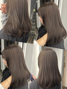 アイシー 表参道(ICY) ブリーチなしオリーブグレージュ/学割/表参道透明感カラー