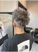 メンズハイライト　ダブルカラー　ハイトーン　ブリーチカラー