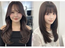 アルーシェウィズスカイ 原宿(Alushe with Sky)の雰囲気（自然なシールエクステ【レイヤーカット/ダブルカラー/エクステ】）