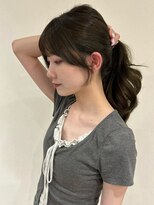 ユーフォリア 青山(Euphoria)&nbsp;盛れる顔周りカット＊韓国風＊シースルーバング＊オリーブ