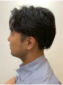 MEN’S/リバースセンターパート/ニュアンスパーマ/柏駅