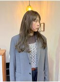 ［木村美容店］　レイヤーカット　ベージュカラー