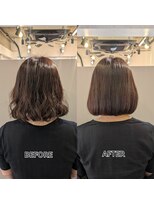 アミエ 大和店(ami e)&nbsp;シルキーコース+カラー・髪質・縮毛矯正・白髪染め