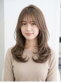 髪質改善ブリーチなしカラー顔まわりレイヤー小顔カット