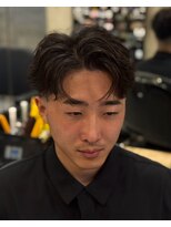 ビンゴ(BINGO) 2551黒髪アッシュアップバングツーブロックセンターパート