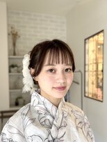 リグ ヘアアンドデザイン(LiG hair&design)&nbsp;裏編みが可愛い♪浴衣ヘアアレンジ