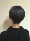 ショート×グレーアッシュ