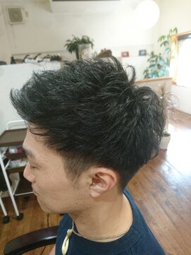 リアム ヘアアンドメイク(liam hair and make) ソフトモヒカンパーマ