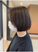 【EIGHT上尾】お客様スタイル_デザインカラー_ボブ