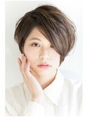 アッシュベージュ/オリーブアッシュ/アッシュブラウン/段カット