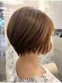 ☆前下がりショート☆お客様スタイル神戸垂水明石人気