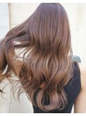 【20代】ロングヘア×まろやかヌーディーベージュ【30代】