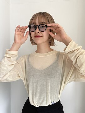 カサネ(casane) ハイトーンベージュ×bob