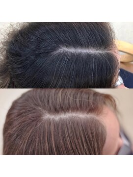 モイ(moy) 脱白髪染め!ロッド式白髪ぼかしハイライト/グラデーションカラー