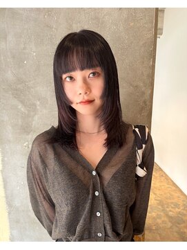 ハマモト フェイスラインウルフカット