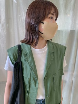 ジュノ イオン鹿児島店(Juno) 韓国風切りっぱなしボブ