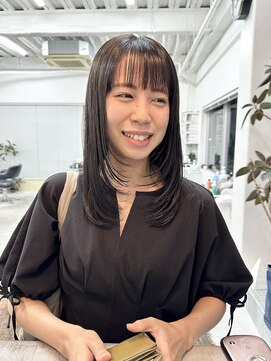 フィル(fil) ロングレイヤー/アッシュグレー