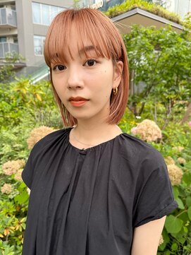 ビュートリアム265(BEAUTRIUM 265) ボブ/ロブ/切りっぱなし/結べるボブ/ベージュ/前髪カット/銀座