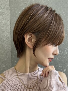 ロンドブルーム 天神大名店(Lond Bloom) 大人ショートボブ丸みショートカットマッシュショート前髪あり