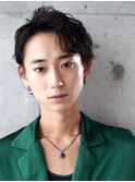 下北沢　メンズパーマ　ルーズネオリーゼントマッシュウルフ