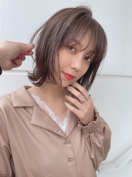 サンド 鹿児島中央(sand) @sei___sandインナーカラー/ボブ/鹿児島中央駅