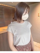 プアメリア 名古屋(Puamelia)&nbsp;レイヤーケアブリーチダブルカラーボブ_4326