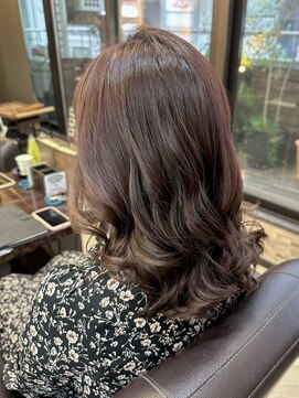 キャラ 池袋本店(CHARA) コテ巻き風パーマにインナーデザインカラー！？【貴也/パーマ】