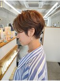 ベージュ☆ハンサムショート