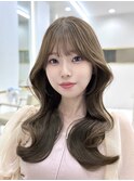 小顔韓国ヘア