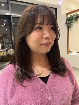 サラビューティーサイト 志免店(SARA Beauty Sight) 【琉希也style】小顔大人レイヤースタイル/Aujuaトリートメント