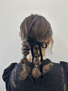 アミ 下通り (ami) ヘアセット　結婚式お呼ばれヘアセット　熊本　ami  竹下和美